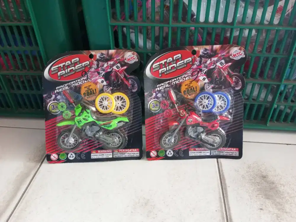 Mainan anak star rider motor trail