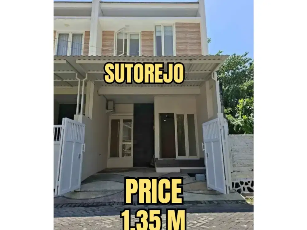 ‼️SIAP HUNI‼️ RUMAH SUTOREJO TERDEPAN  TERAWAT SIAP HUNI. DEKAT MULYOSARI, BABATAN PANTAI, ITS, UNAIR, UWK, MERR, Dsb