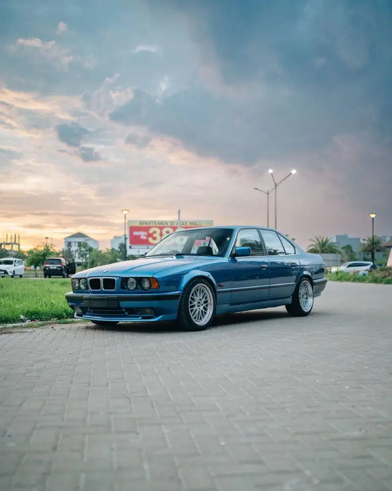 BMW 530i e34 1994 Blue Biru 1995 1993 Jual Mobil Bekas Antik Cepat Bu