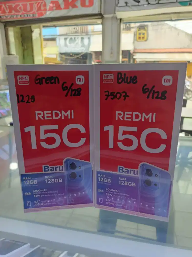 REDMI 15C RAM 6+6/128 PALINGMURAH BISA COD FREE ONGKIR