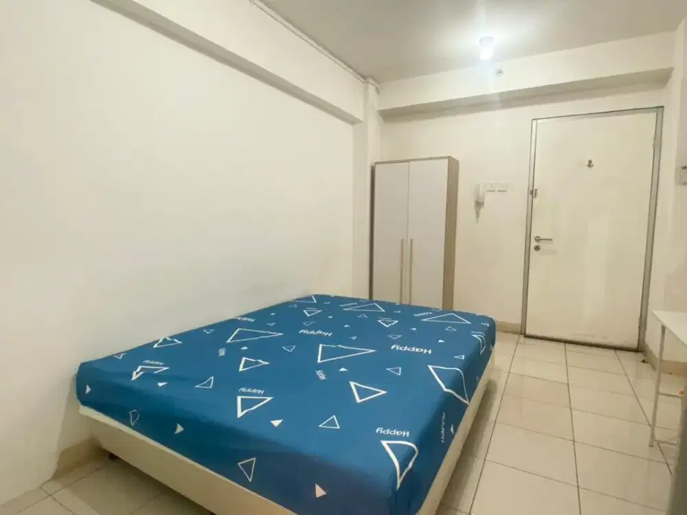 For Rent Apartemen Green Bay Pluit Tipe Studio Kondisi Semi Furnished View Kota Uk. 21 M2