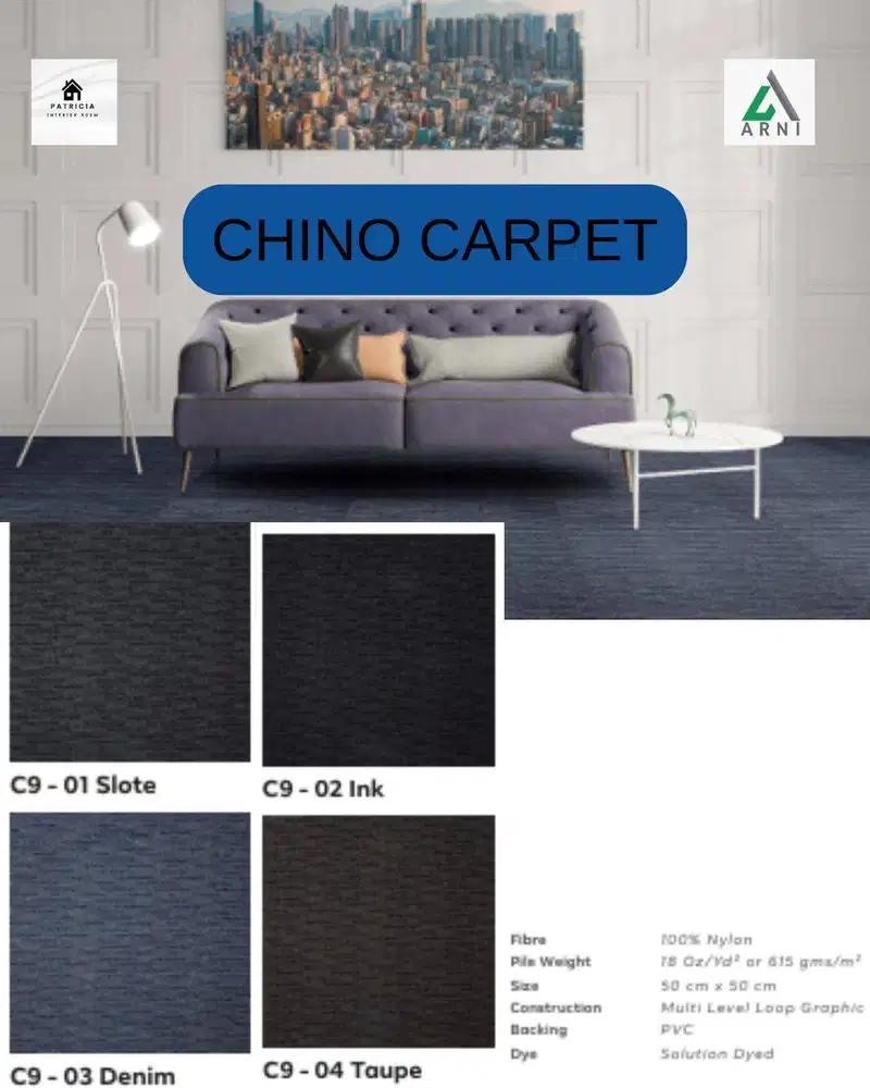 Karpet Lantai Modern | Carpet Premium untuk Rumah & Kantor | Karpet Ch