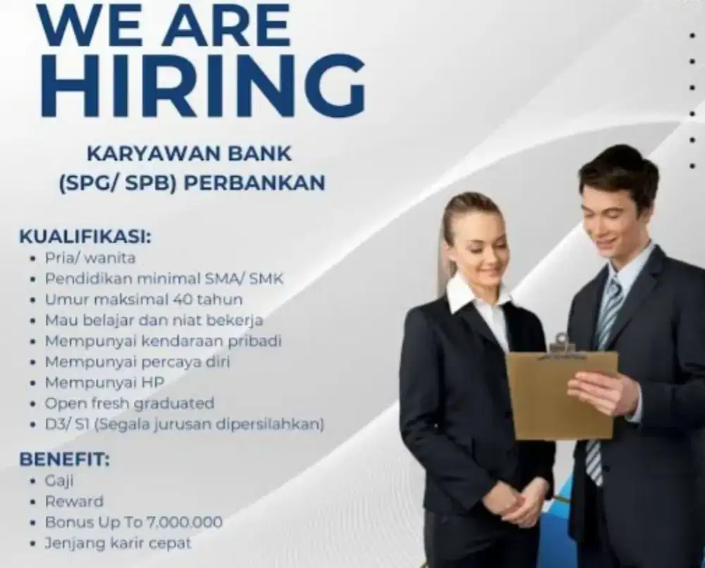 SPG SPB PEMASARAN GAJI 2.5-7JT