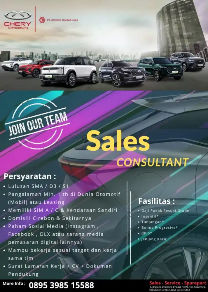 SALES MOBIL CHERY CIREBON
