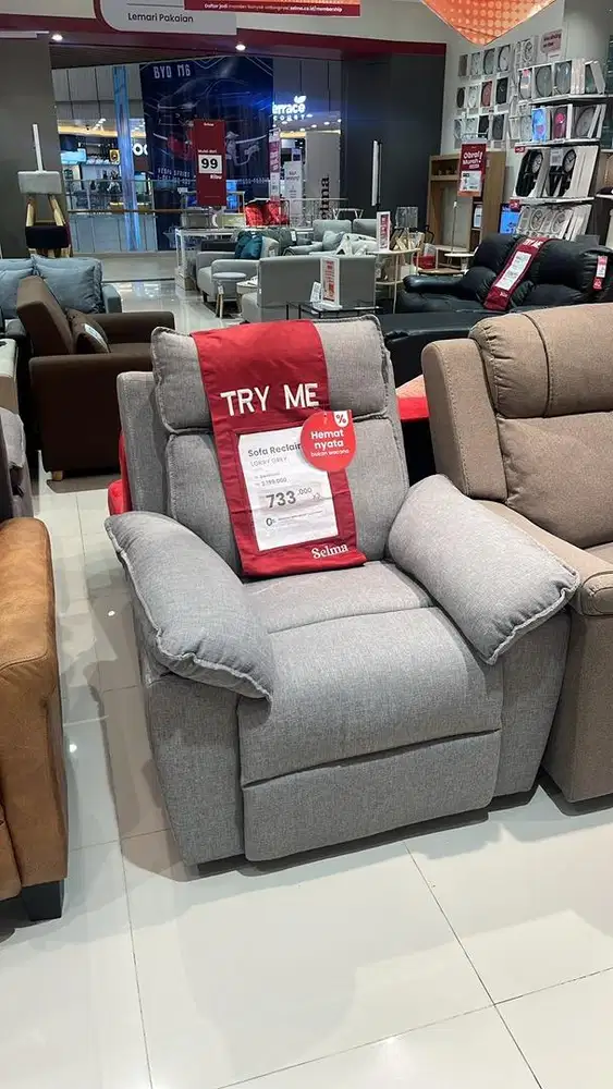 Sofa recliner 1 seat