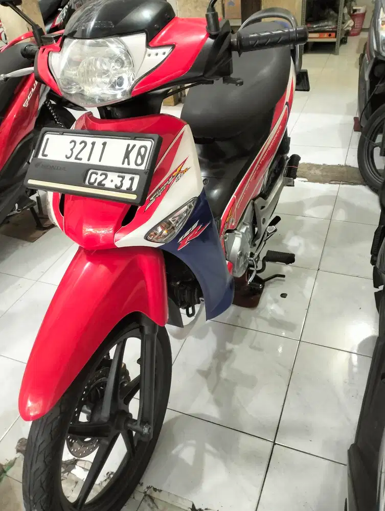Supra X125 R, Plat Pajak BARU, Warna Favorit Langka, Super ISTIMEWA