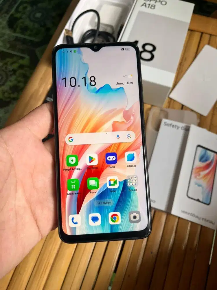 Jual oppo A18 Ram 4/128 gb