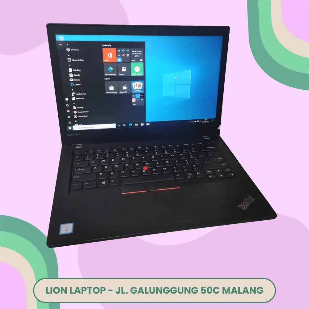 RAM 16GB Core i5 Gen7 SSD 256GB Lenovo Thinkpad T470 [05|12]