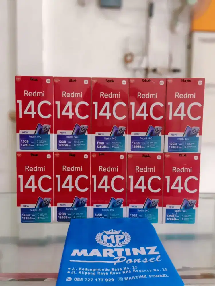 Xiaomi Redmi 14C NFC 6/128 Garansi Resmi 15 Bulan