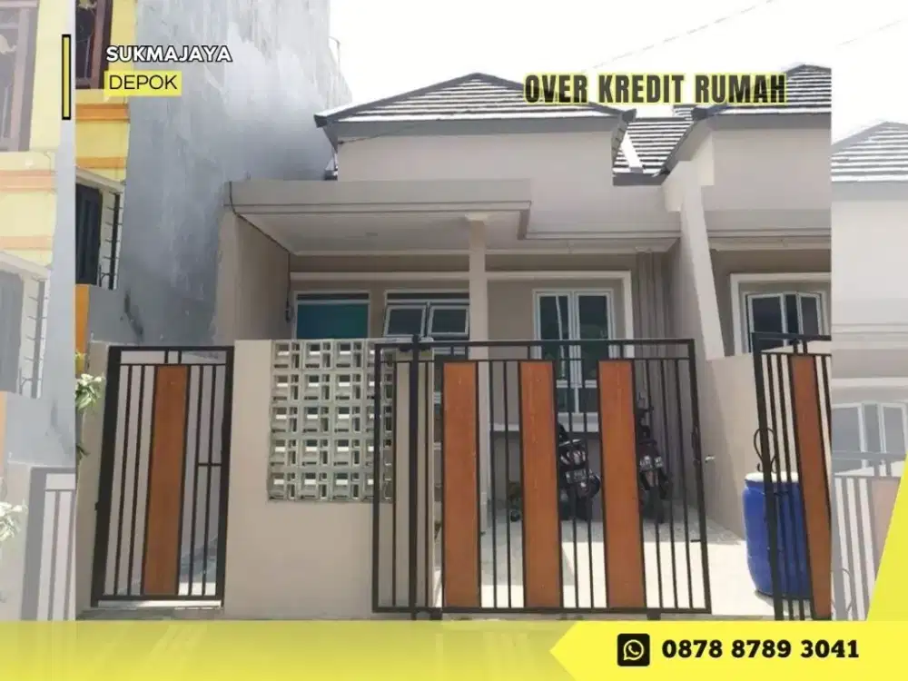 Jual Rumah Take Over 79JT dkt Stasiun di Cluster Hills Residence Depok