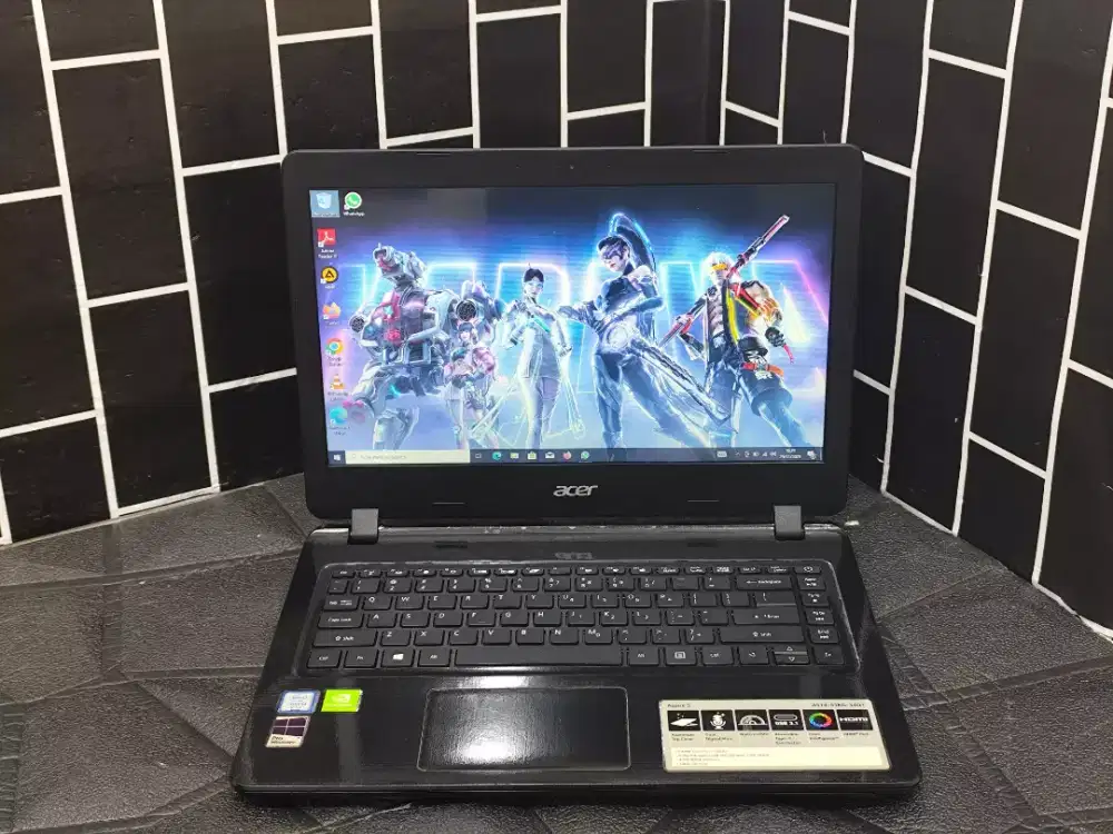 Acer i3 gen 7/4gb/ssd 128gb/mx 230 /tas/charger