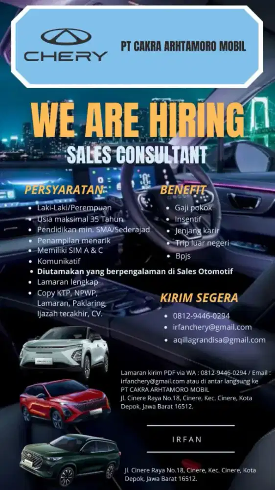 Dicari marketing consultant