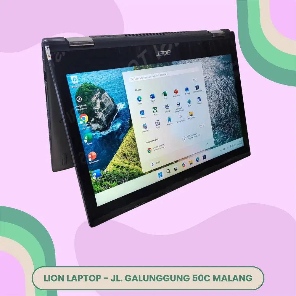 2 in 1 Flip Core i5 Gen 8 8/256 Acer Spin SP513-52N [05|12]