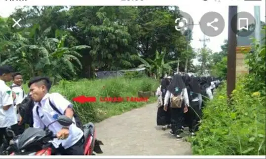 DIJUAL TANAH STRATEGIS BELAKANG SMK NASIONAL Raden Rahmad MOJOSARI