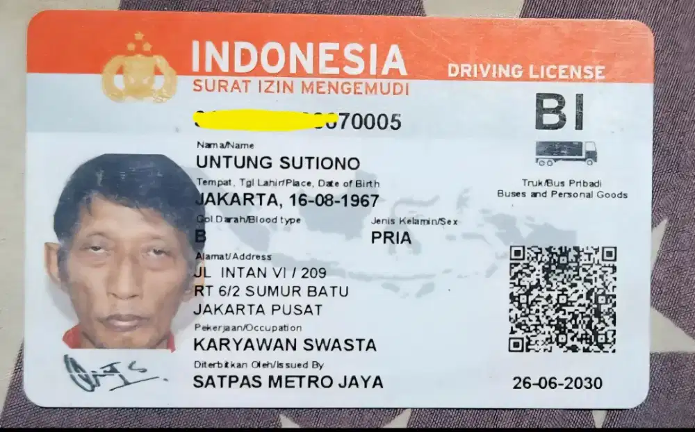 Cari kerja sopir Sim.B1