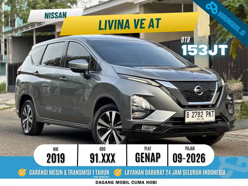 Nissan Livina VE 1.5 AT 2019 Abu abu Metalk