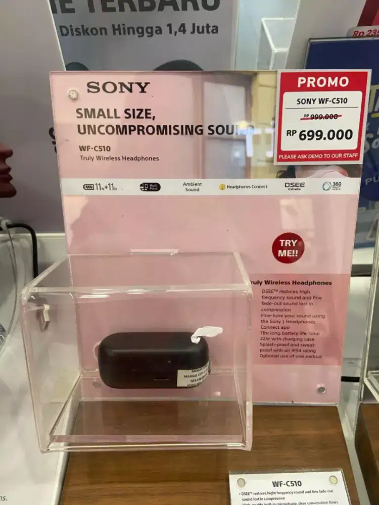 PROMO CICILAN BUNGA 0% SONY WF-C510