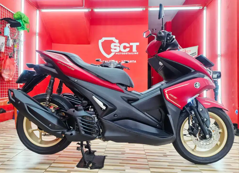 JualCpt90%LikeNew PjkOkt26 KM20Rb YAMAHA AEROX ABS KEYLESS 2020 MERAH