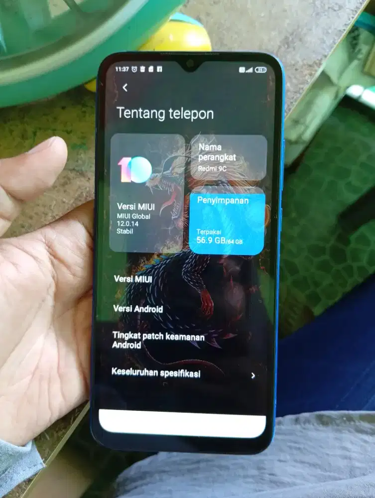 Hp redmi 9c batangan
