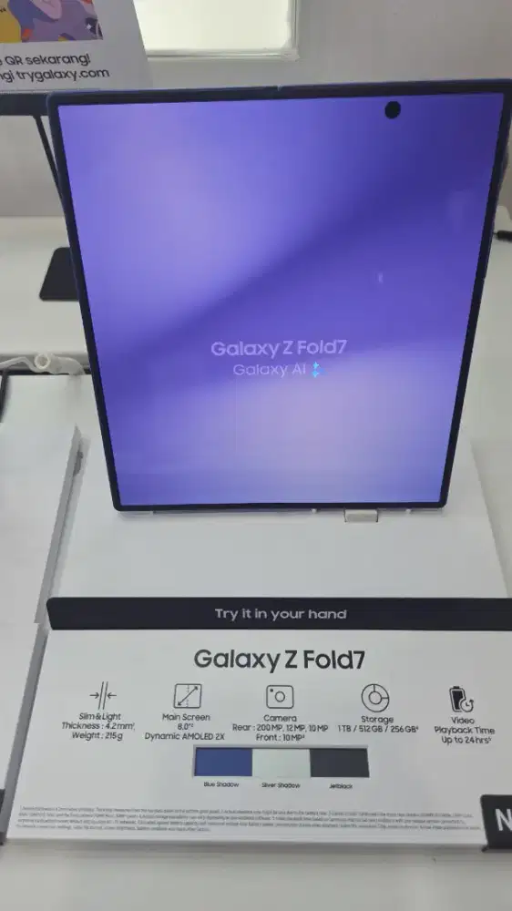 Samsung galaxy Zfold7 12/256 bisa cicilan dan tukar tambah