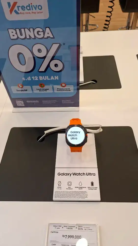 CICILAN SAMSUNG WATCH ULTRA PAKAI KREDIVO CUKUP KTP SAJA