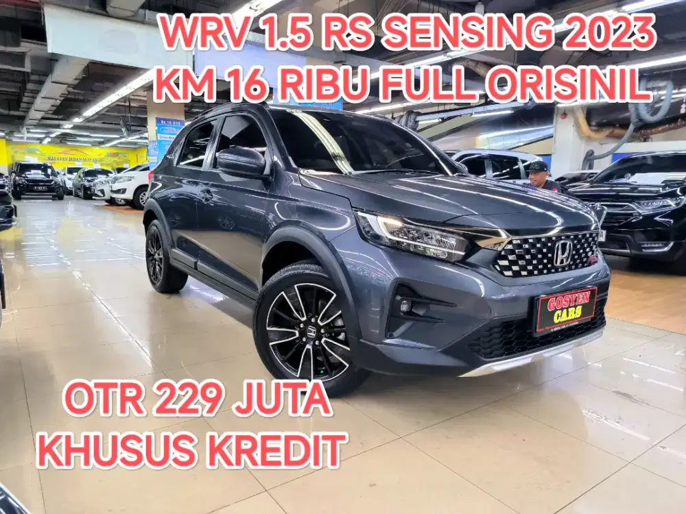 Km 16 ribu HONDA WRV 1.5 RS SENSING AT 2023 FULL ORISINIL