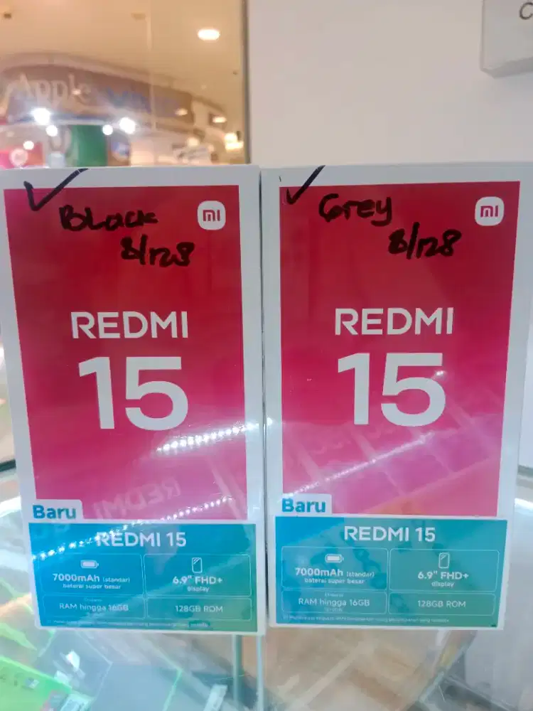 xiaomi Redmi 15 8/128, Baru , Garansi Resmi 1 Tahun