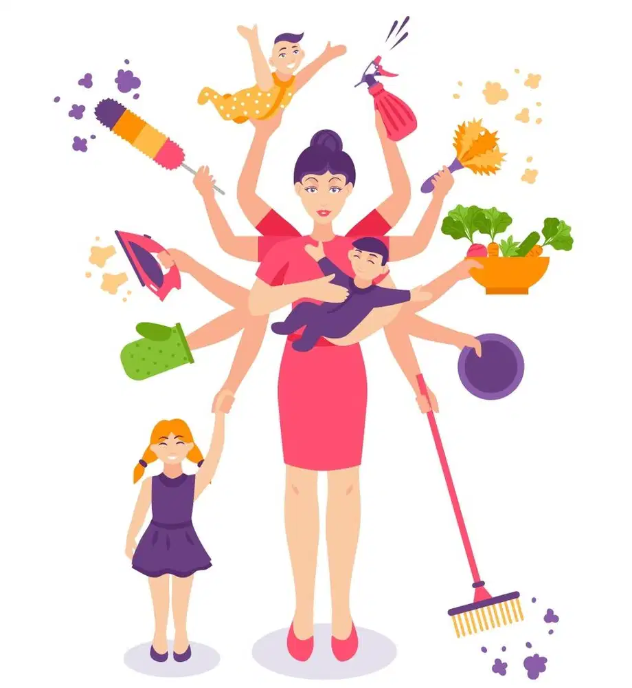 Rewang Untuk Momong Bayi dan Mengurus Rumah