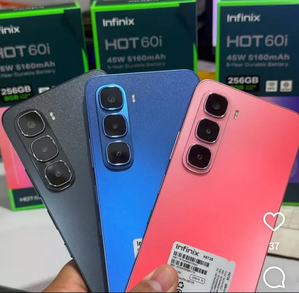 INFINIX HOT 60 PRO 16/256GB 'ATLANTIS DAHSYAT'