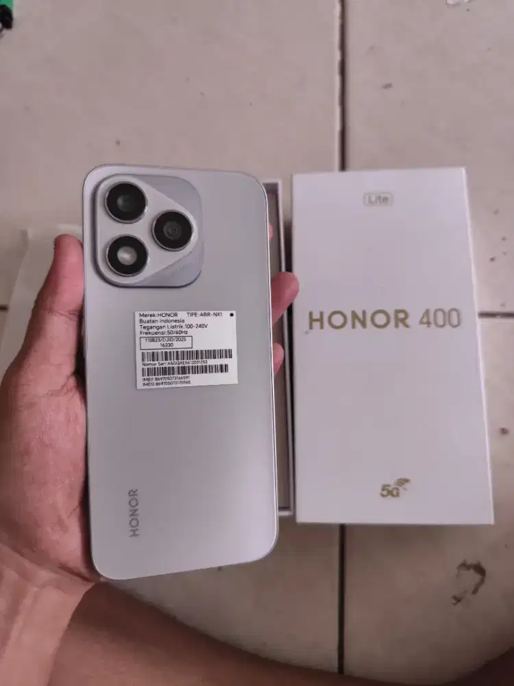 honor 400 lite 5G 8/256 fullset like new mulus