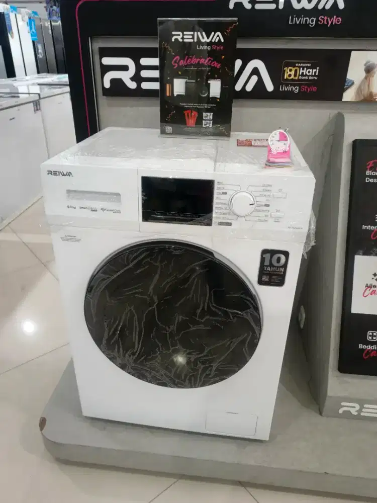 Mesin Cuci Reiwa Bunga 0% cicilan ringan