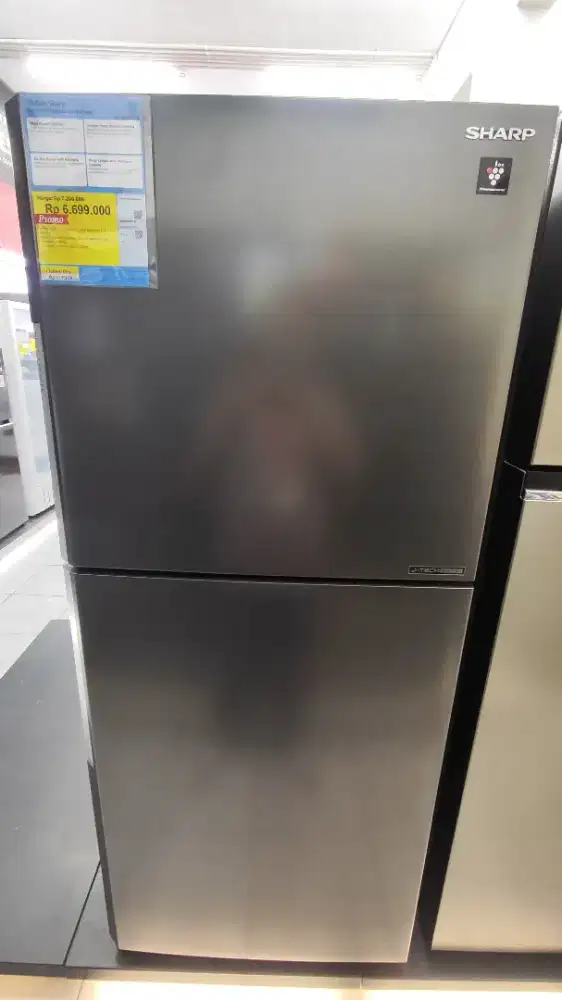 Kulkas Sharp 430L 2 Pintu, bisa dicicil pakai Shopee Pay Later