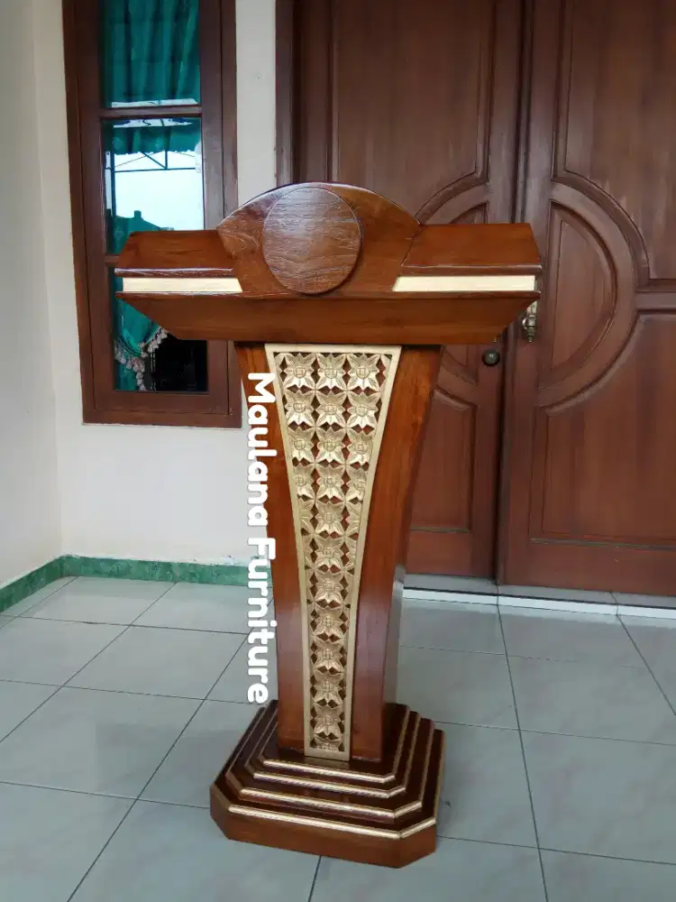 Mimbar masjid podium ready banyak model bayar di tempat