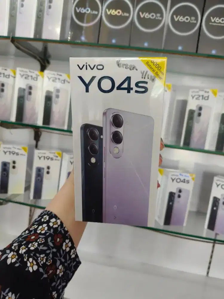 VIVO y04s 4/128 Baru Segel Garansi resmi