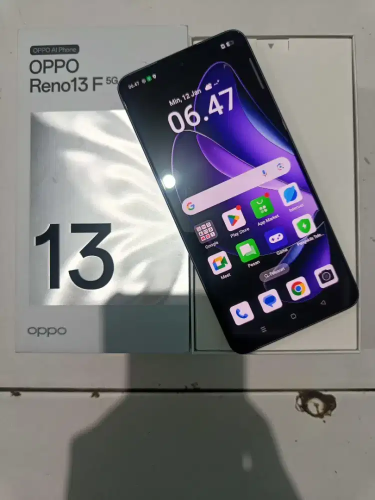 Oppo Reno 13F 5G 12+12/256GB Fullset ( Garansi April 2026 )