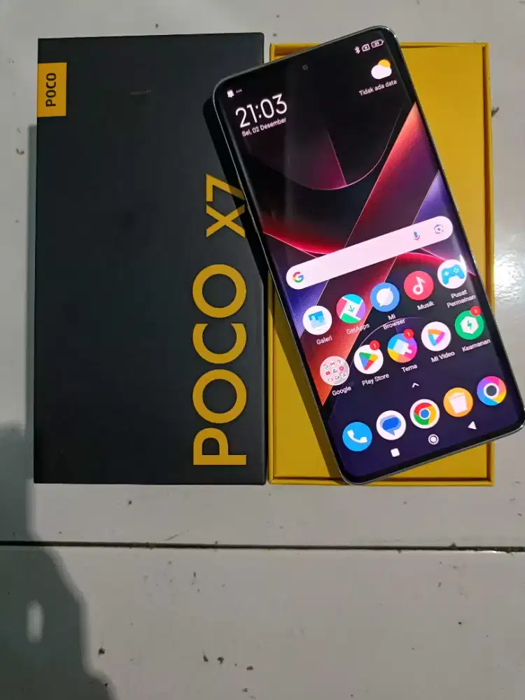 Poco X7 5G 8+8/256GB Fullset ( Garansi Mei 2026 )