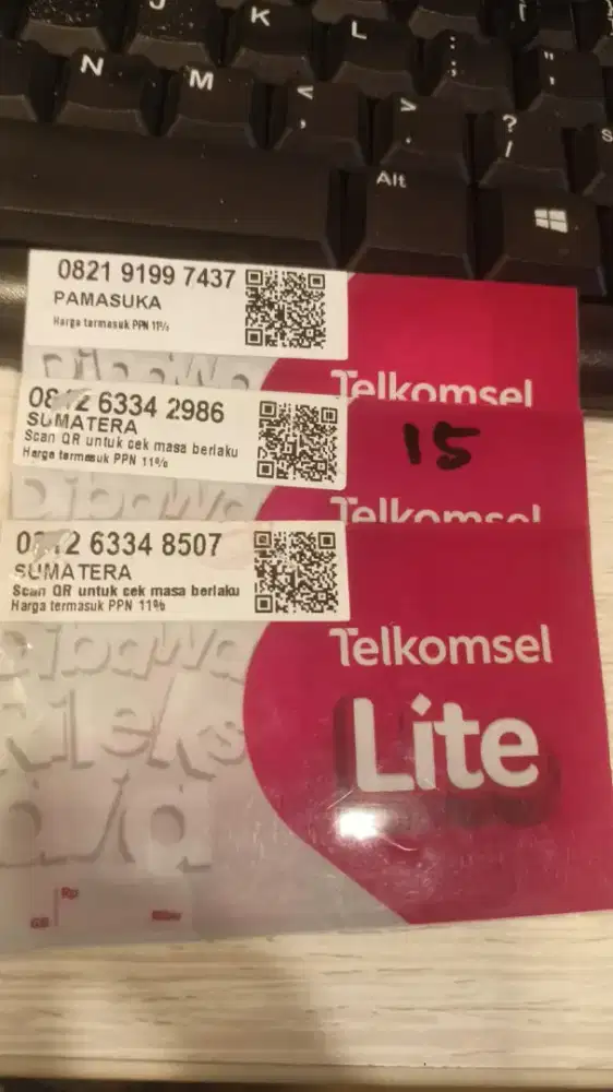 SUDAH REGISTRASI AKTIF TINGAL PAKAI KARTU PERDANA TELKOMSEL SIMPATI XL