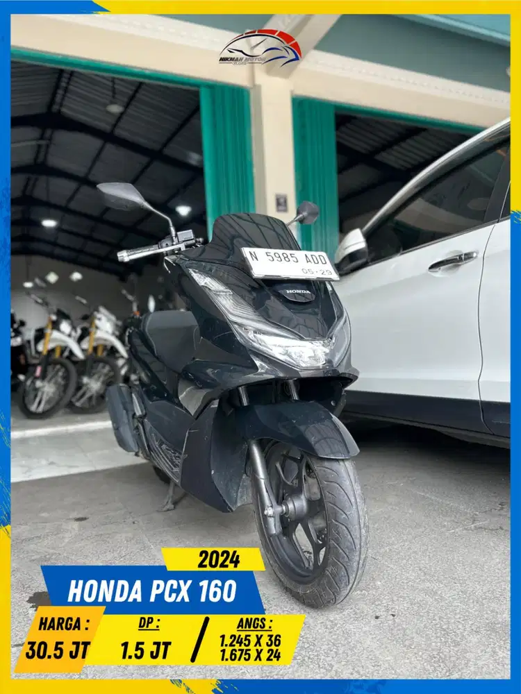 HONDA PCX 160 2024 BEKAS RASA BARU BOSSKU HIKMAH MOTOR KEPUH MALANG