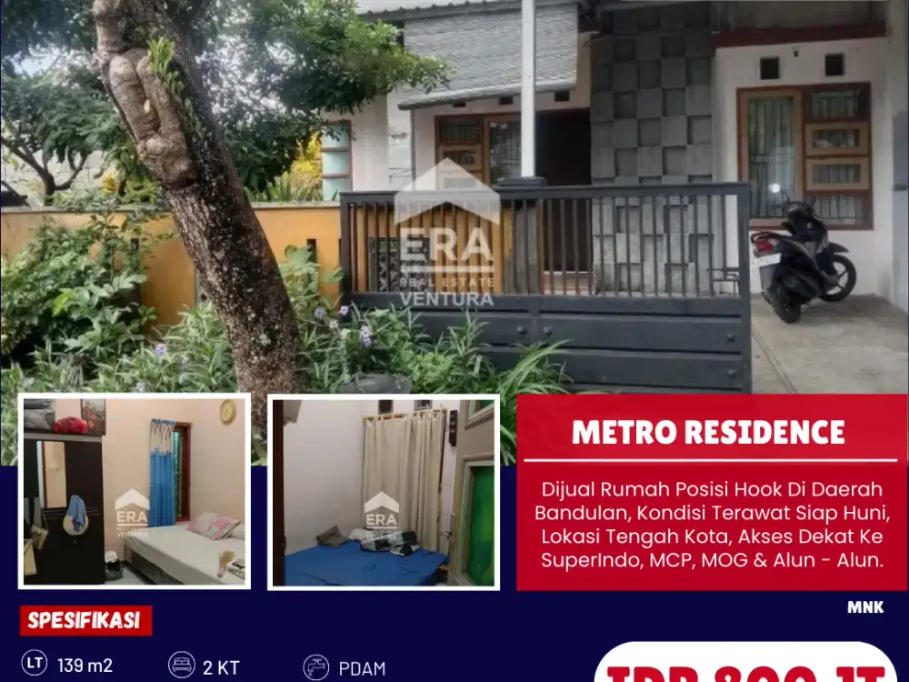 Rumah Posisi Hook Di Daerah Bandulan, Kondisi Terawat Siap Huni