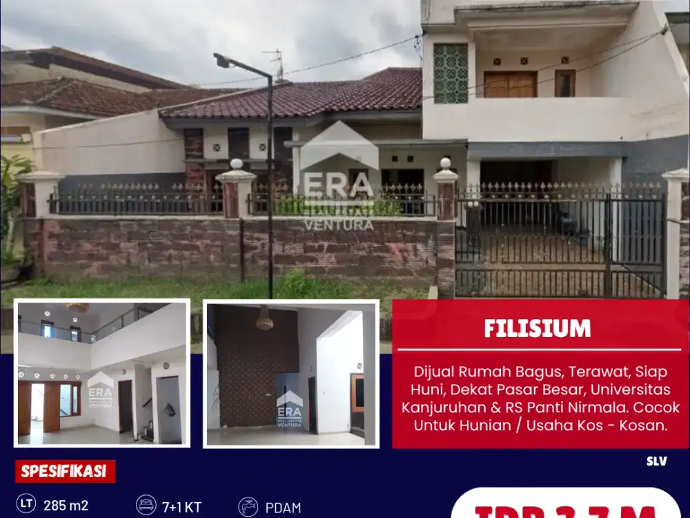 Dijual Rumah Bagus, Terawat, Siap Huni, Dekat Pasar Besar