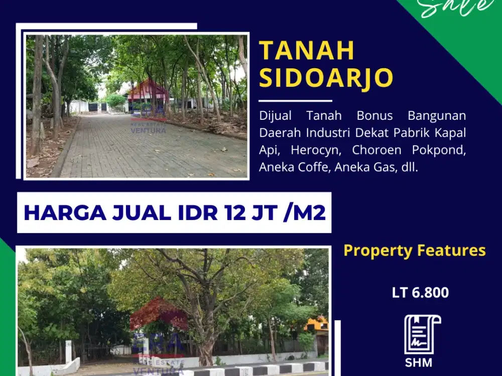 Tanah Dan Bangunan Daerah Industri Dekat Kapal Api Dan Pokphand