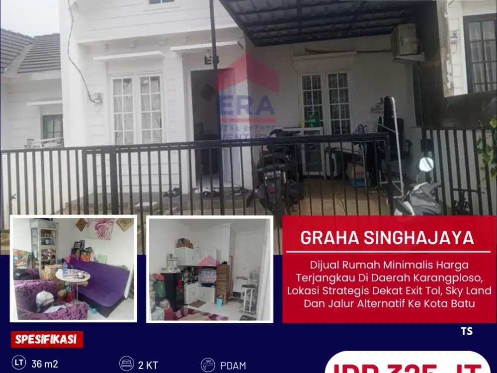 Rumah Minimalis Harga Terjangkau Di Daerah Karangploso