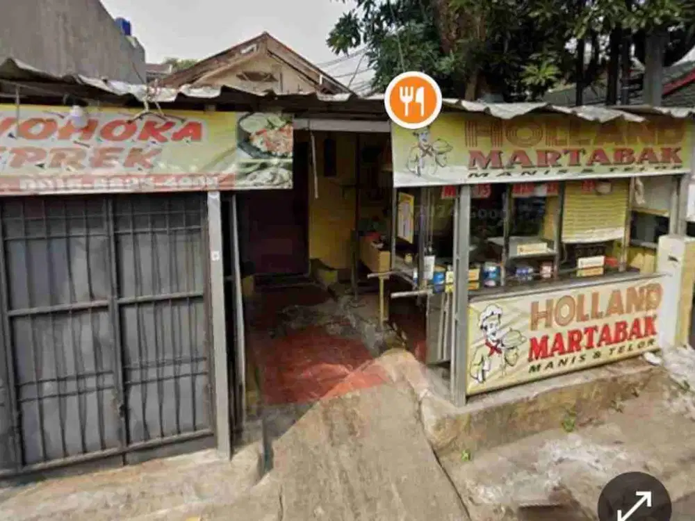 Jual rumah hitung tanah cocok kosan karya utama dkt mrt blok A Jaksel