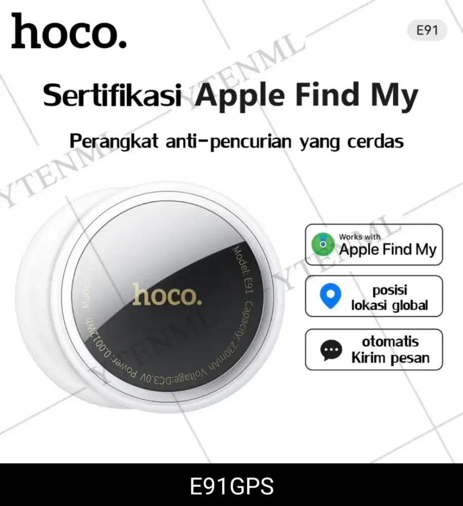 Alternatif Air Tag - Hoco Tag E91 GPS iOS