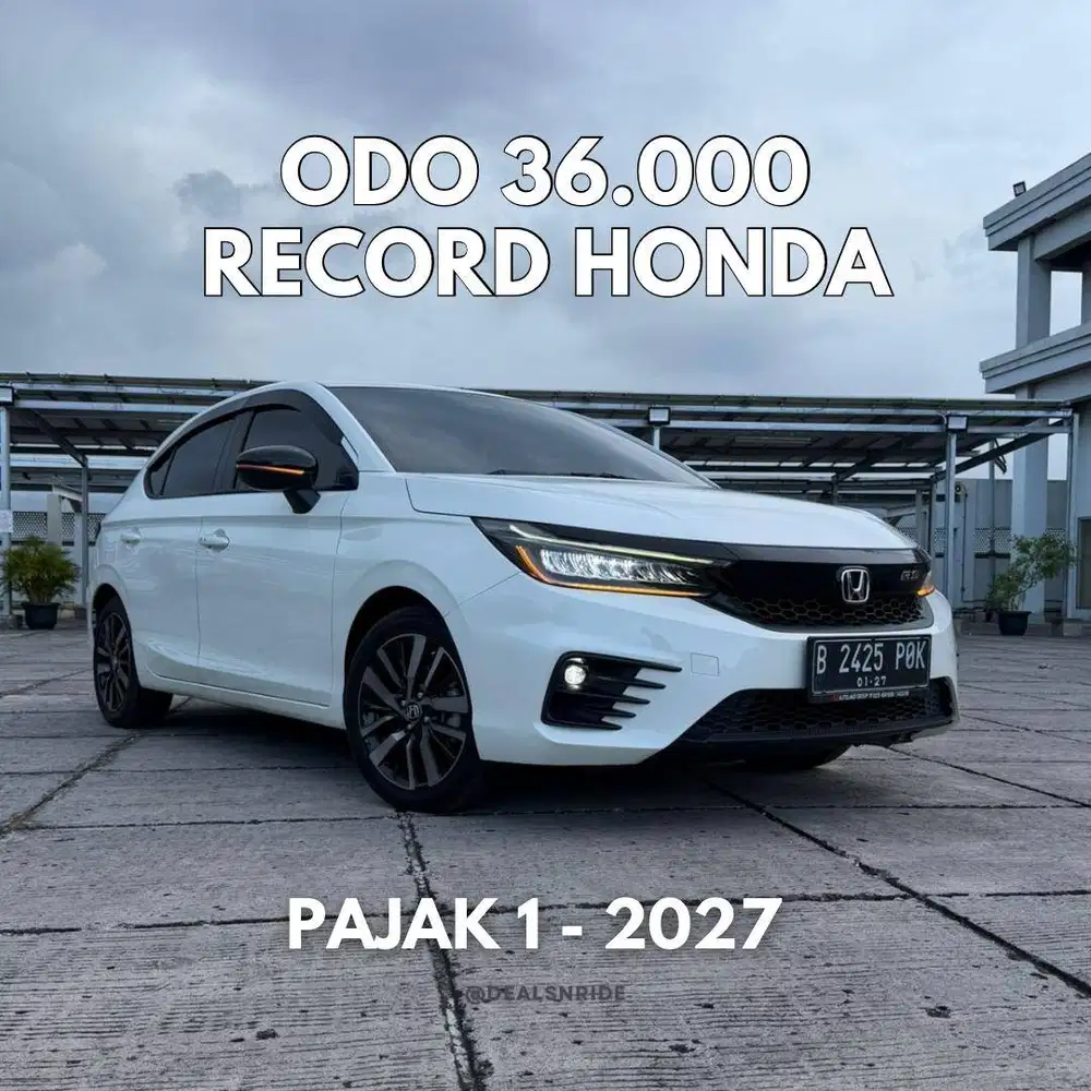 KM 36.000 ANTIK ! PAJAK 1/2027 HONDA CITY RS HATCHBACK 2021 GANTENG
