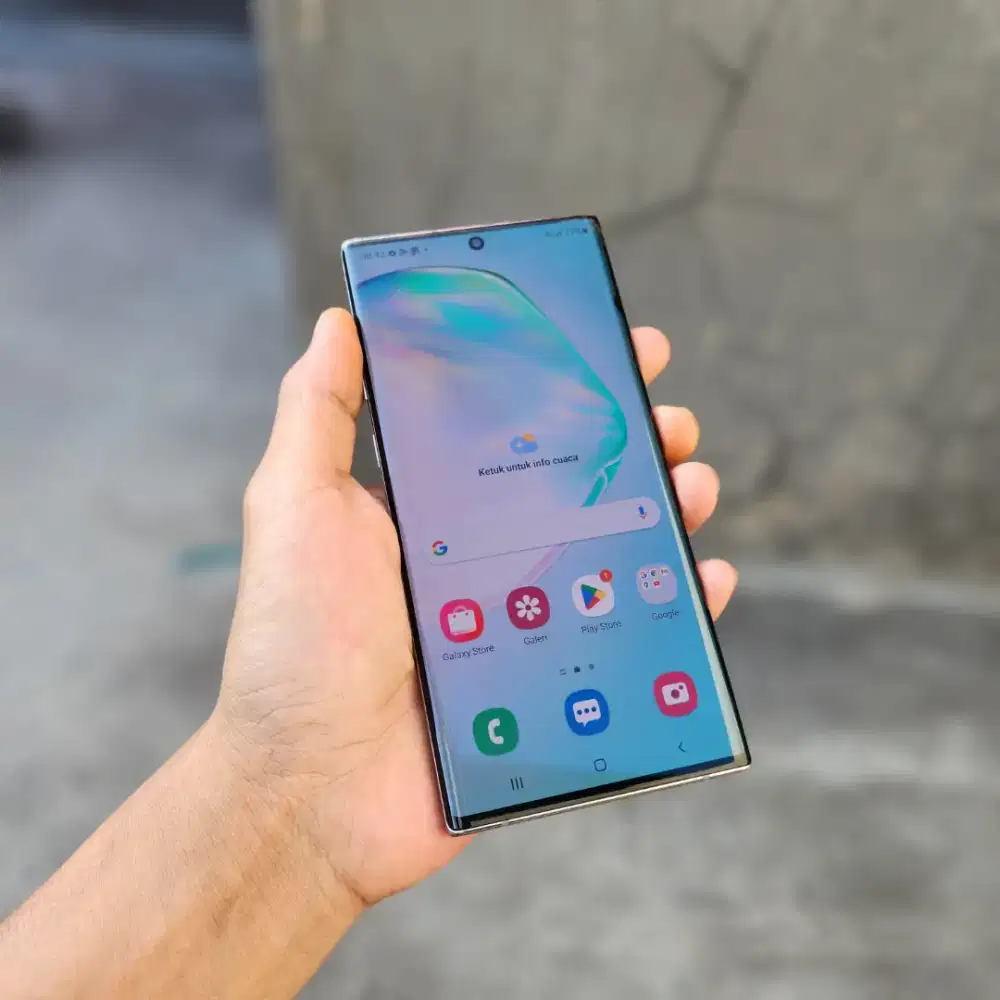 SAMSUNG GALAXY NOTE 10 PLUS SEIN 12/256 GB DUAL MINUS FUNGSI NORMAL
