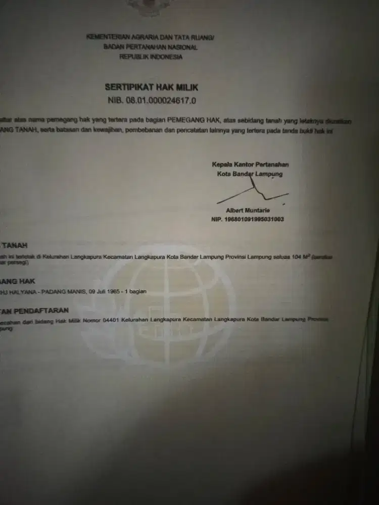 Dijual tanah pinggir jalan depan aspal murah meriah