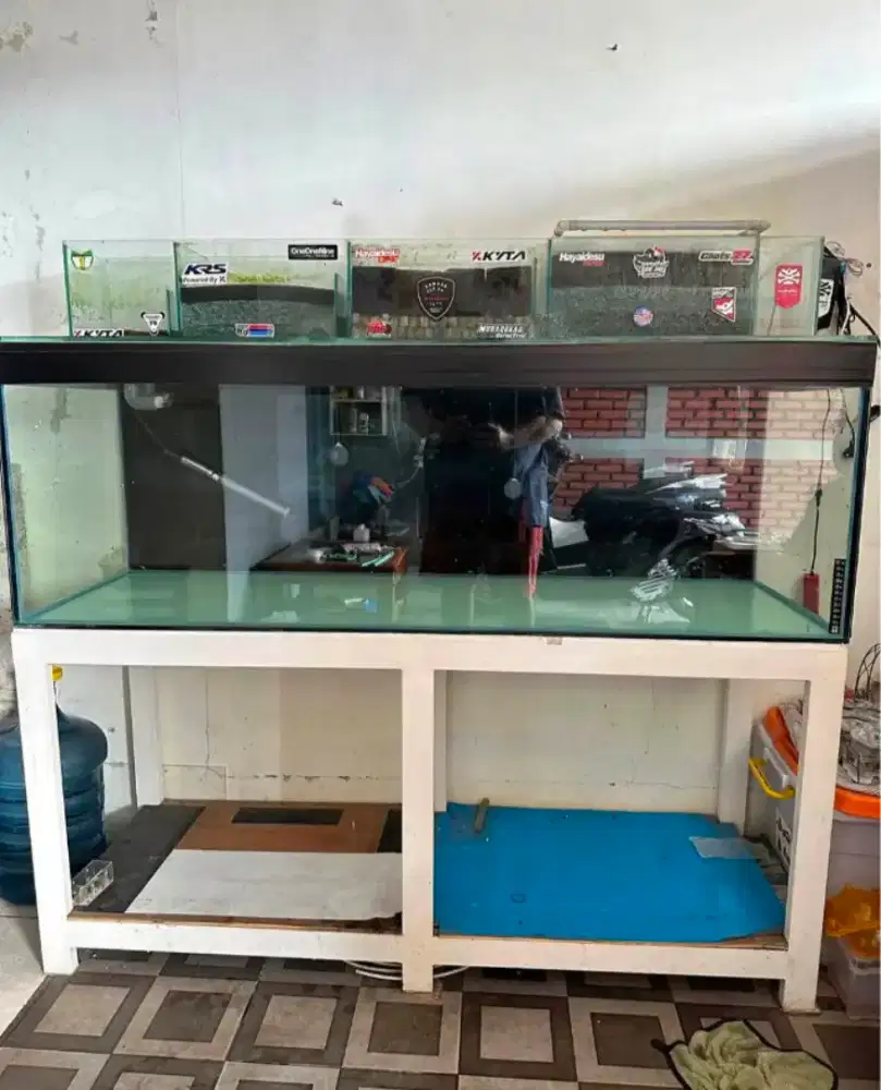 Aquarium MEGA TANK fullset tinggal isi ikan