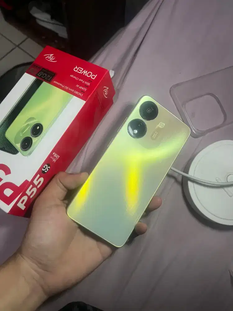Itel P55 5G warna green