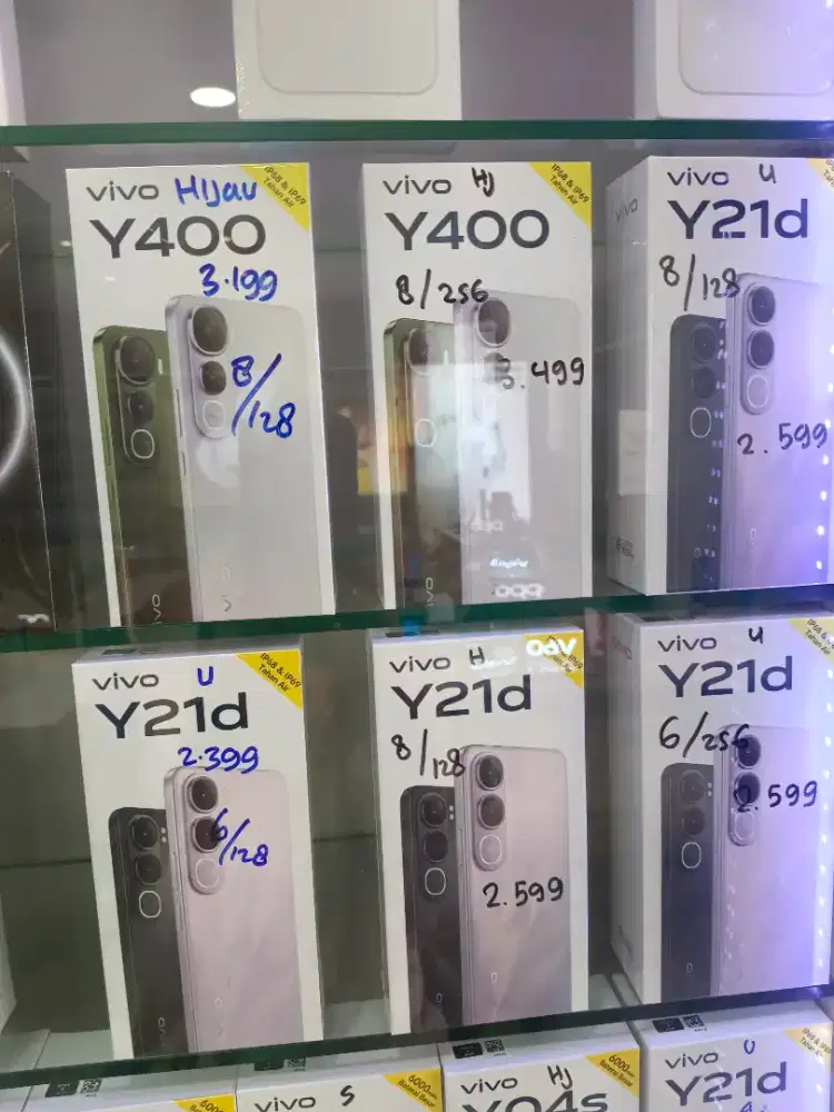 Kredit hp vivo Y400 ram 8/256 gb area poris pinang ciledug Proses mdh